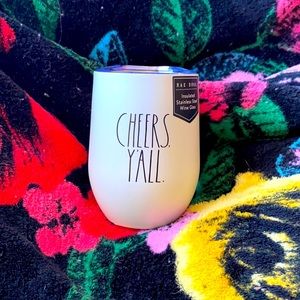 🍷Rae Dunn 12oz Insulated Wine Tumbler